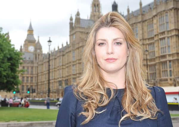 Penny Mordaunt outside the Houses of Parliament in central London. Photo: Ian Nicholson/PA Wire