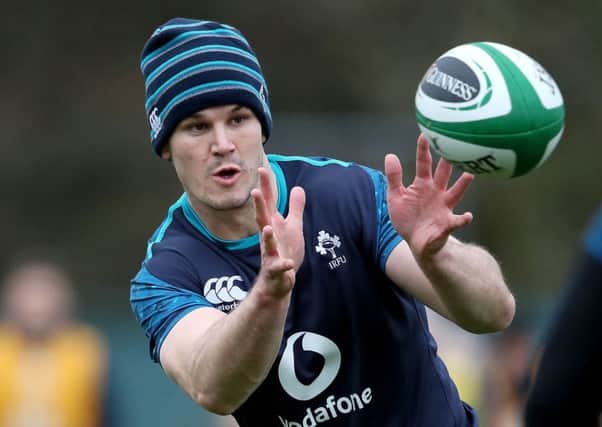 Leinster and Irelands Johnny Sexton