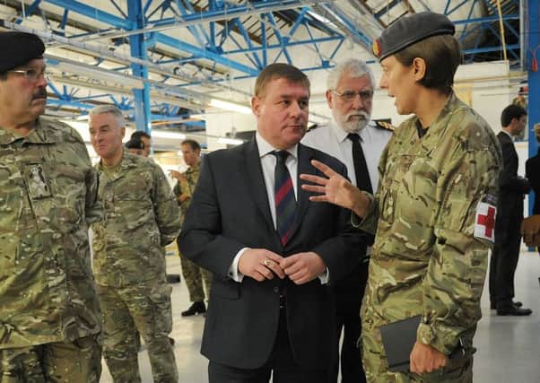 Mark Francois, pictured in 2014 when he was an armed forces minister, said Parliament should not allow veterans to be scapegoated to pander to terrorists