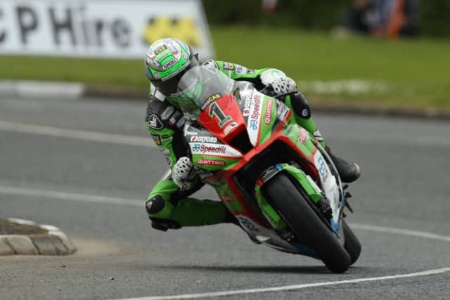 Glenn Irwin qualified second fastest in the Superstock class on the Quattro Plant/Wicked Coatings Kawasaki.