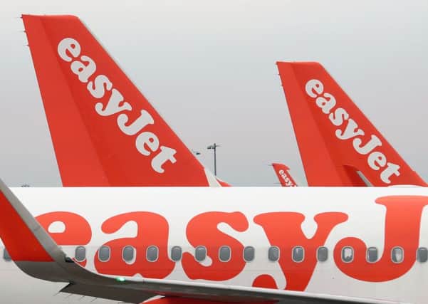 EasyJet booking a £10 million direct loss due to the incident.