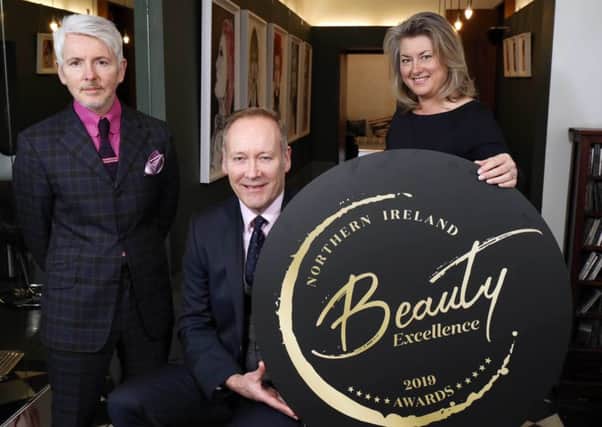 Paul Stafford, Dr Mervyn Patterson and Pamela Smyth join Linda Stinson on the judging panel for the NI Beauty Excellence Awards