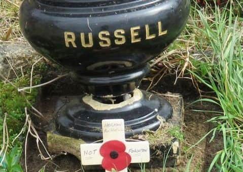 The Norman Russell grave