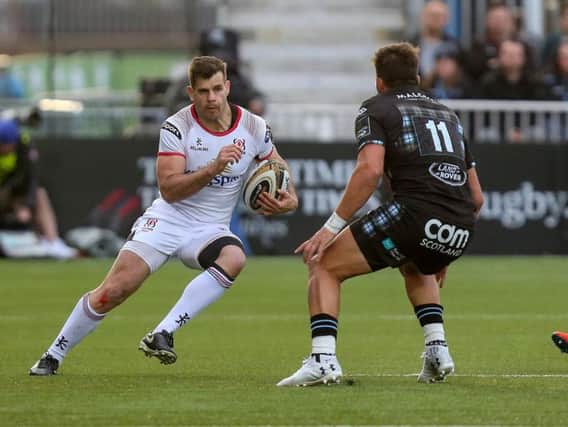 Ulster's Louis Ludik in action against Glasgow Warriors during the Guinness PRO14 semi-final at Scotstoun