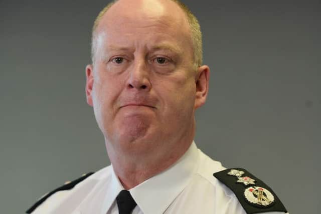 Chief constable George Hamilton is set to retire.
Photo Colm Lenaghan/Pacemaker Press