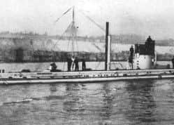 Low resolution image thought to be U9 U-Boat
