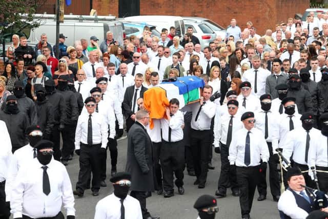 Funeral of republican Martin McElkerney