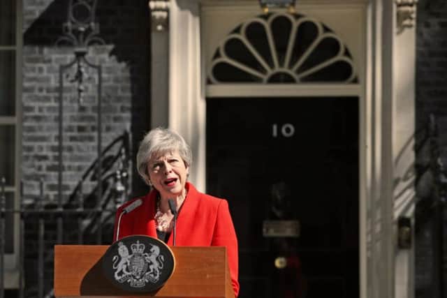 Prime Minister Theresa May pictured outside 10 Downing Street on Friday morning. (Photo: P.A. Wire)