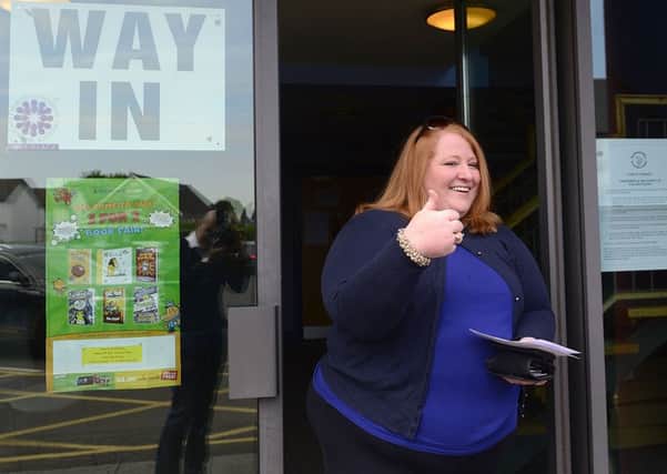 Alliance Party leader Naomi Long casting her vote last Thursday