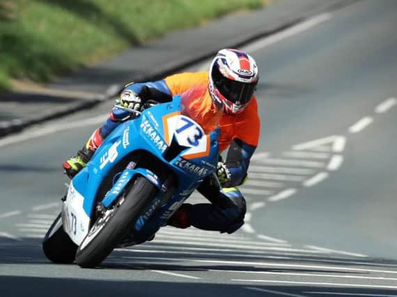 New Zealand rider Daniel Mettam came off at the Black Hut during the first qualifying session at the Isle of Man TT on Sunday.
