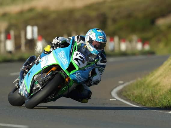 Dean Harrison topped the qualifying leader-board in the Superbike and Superstock classes on his Silicone Engineering Kawasaki machines on Tuesday. Picture: Dave Kneen/Pacemaker Press.