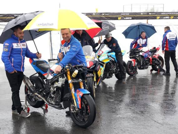 Poor weather has proven problematic during practice week at the Isle of Man TT. Picture: Stephen Davison/Pacemaker Press.