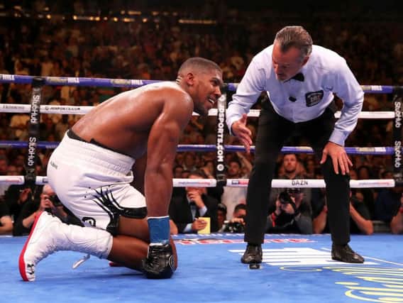 Anthony Joshua in trouble