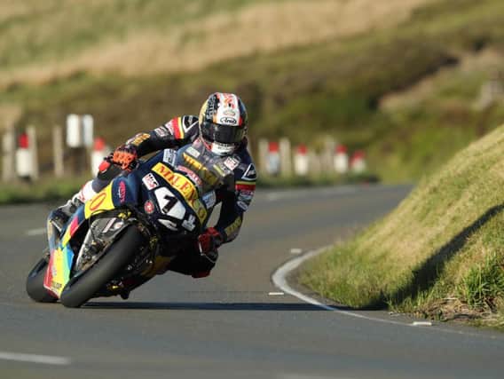 Conor Cummins topped the Superbike times at the Isle of Man TT as qualifying went ahead on Sunday after a series of frustrating cancellations. Picture: Dave Kneen/Pacemaker Press.