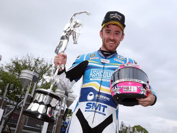Lee Johnston won the opening Supersport TT race on Monday evening.