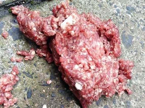 Meat laced with poison found