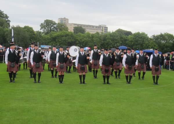 The pipes & drums of the PSNI played well as they won the uncontested Grade 1 category at Stormont on Saturday