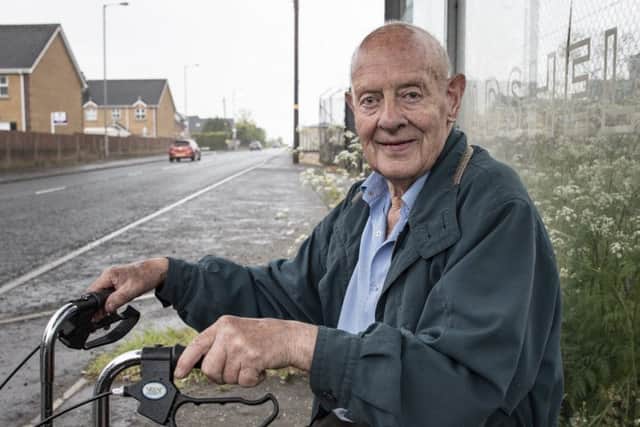Rowland Savage said his local bus services have been 'a lifeline' since he was forced to give up driving due to eyesight problems.