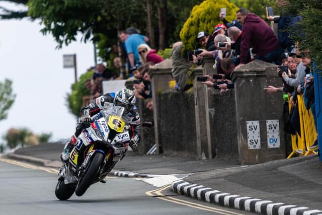 Michael Dunlop finished fourth in the Senior TT on the Tyco BMW.