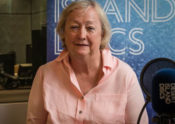 Monica McWilliams, as she appears on BBC Radio 4's Desert Island Discs.