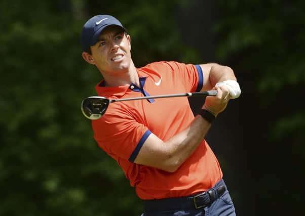 Rory McIlroy during the final round of the Canadian Open. Pic by Adrian Wyld/The Canadian Press via AP.