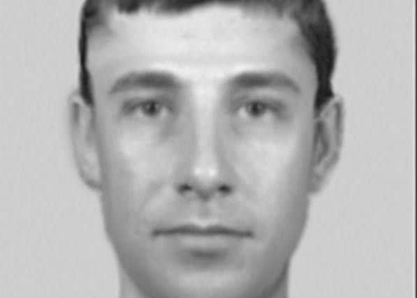 An E-FIT image of one of the men believed to have carried out the robbery. (Photo issued by P.S.N.I.)