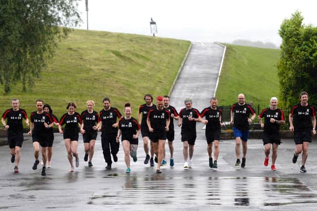 The Mallusk Harriers runners have been training hard for their epic charity challenge.