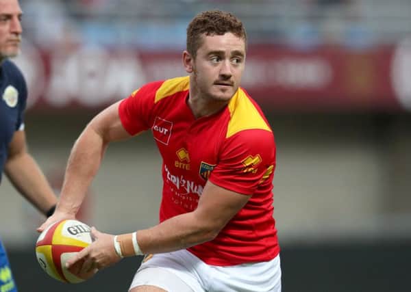 Paddy Jackson in action for Perpignan last year. Photo: ©INPHO/Billy Stickland