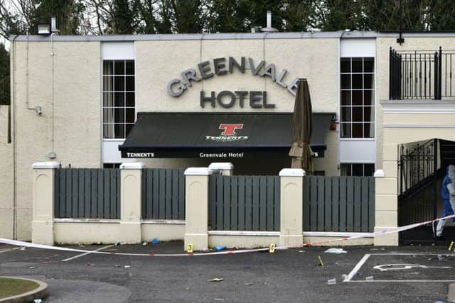 The Greenvale Hotel in the wake of the tragedy which cost the lives of three teenagers. Pic Colm Lenaghan/Pacemaker