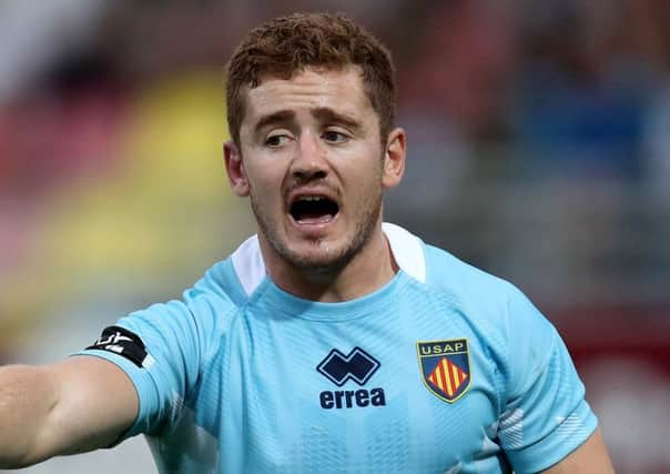 Paddy Jackson in action for Perpignan in France last season