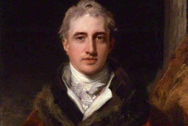 A painting by Sir Thomas Lawrence of Viscount Castlereagh, the man responsible for the passage of the Act of Union through the Irish Parliament