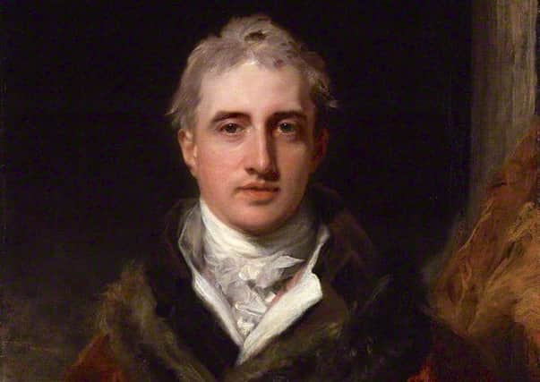 A painting by Sir Thomas Lawrence of Viscount Castlereagh, the man responsible for the passage of the Act of Union through the Irish Parliament