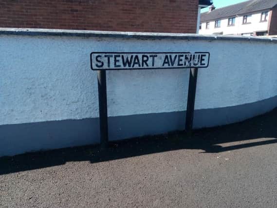 Stewart Avenue where eight cars were vandalised.