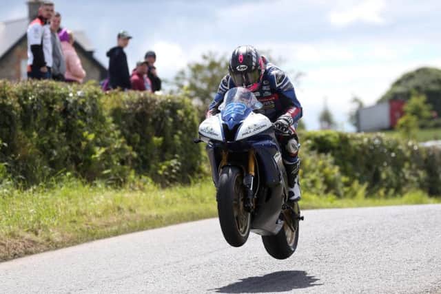 Paul Jordan was second fastest in the Supersport class on his 600cc Yamaha. Picture: Stephen Davison/Pacemaker Press.