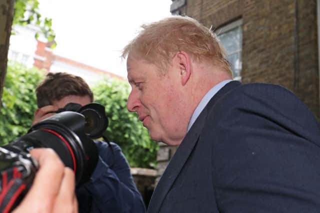 Conservative party leadership contender Boris Johnson leaving his home in south London on Monday June 17, 2019. 
"If he becomes Tory leader, his first job will be to bang heads together to achieve loyalty," says Chris Moncrieff
Photo: Jonathan Brady/PA Wire