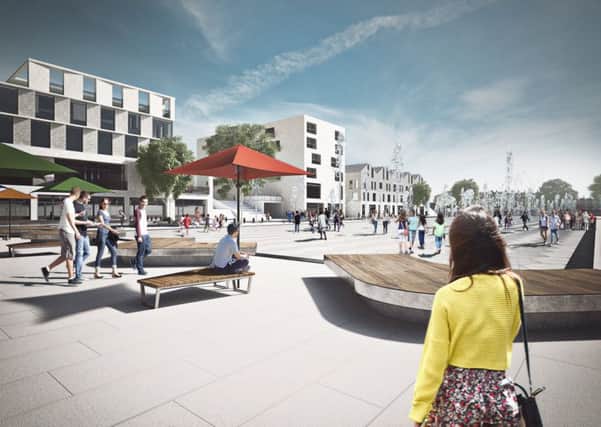 A image supplied by
 Bangor Marine Ltd which illustrates how it believes the town's seafront will be transformed.