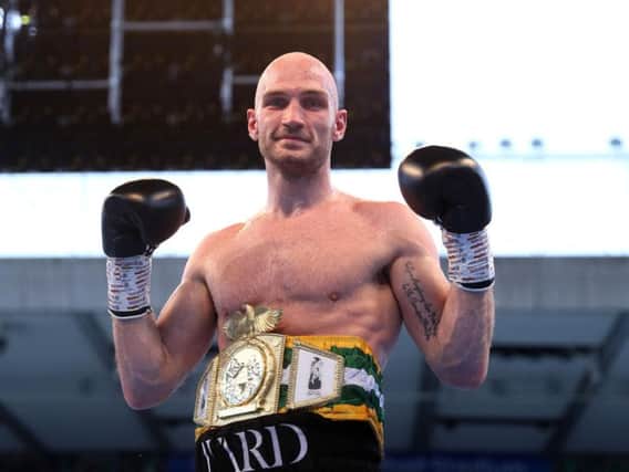 Steven Ward is out to impress at Ulster Hall tomorrow night