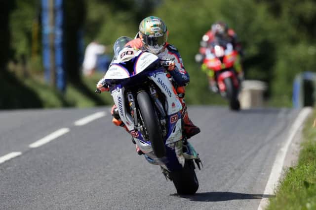 Smiths Racing rider Peter Hickman won the Superbike race at last year's weather-hit Ulster Grand Prix on his BMW S1000RR.