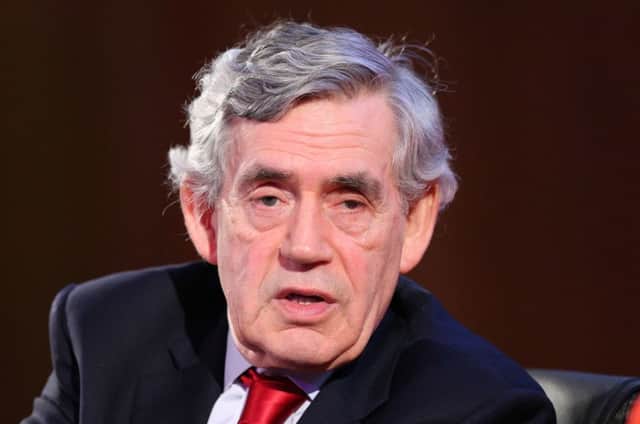 Gordon Brown said the Union faced twin threats from Scottish nationalism and a hard Brexit