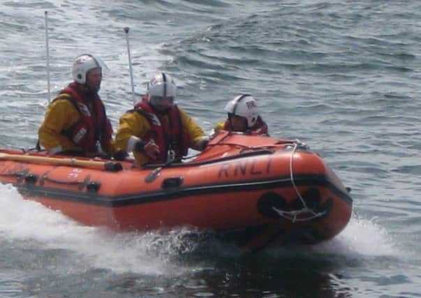 RNLI crew members assisted during the incident
