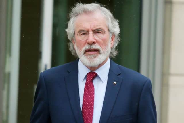 Both Gerry Adams and Pam Morrison are giving personal perspectives of the Troubles. Adams,at the funeral of former IRA chief-of-staff Kevin McKenna,said: "Kevin was a republican soldier who had the politics to know when to fight, and the political vision to know when to talk."