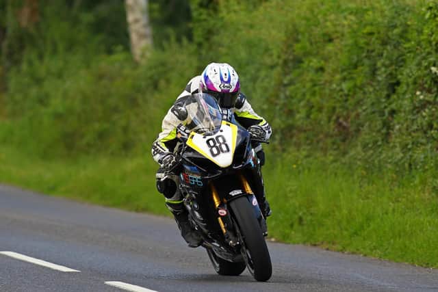 Forest Dunn completed a double on his 1000cc Suzuki after winning the Richard Britton Memorial race at Enniskillen on Saturday.