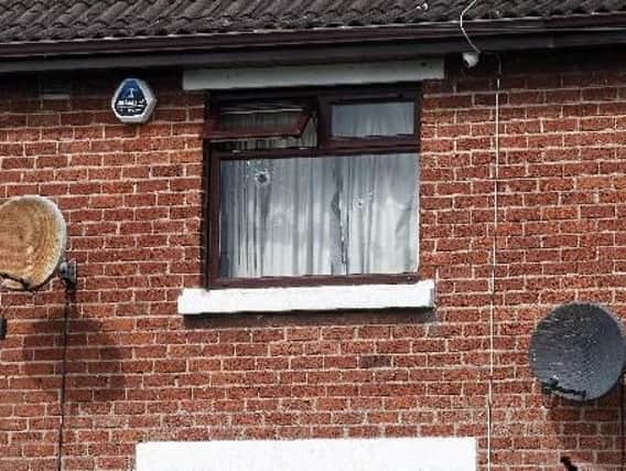 Shot hit window of house in Coalisland.