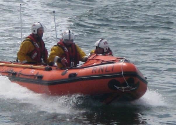RNLI crew members were involved in the rescue