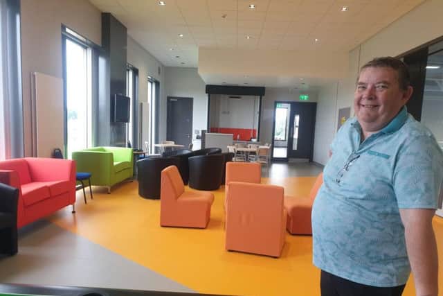 Youth Worker in Charge Stephen McNally at the new 2.2m Clann ireann Youth Centre