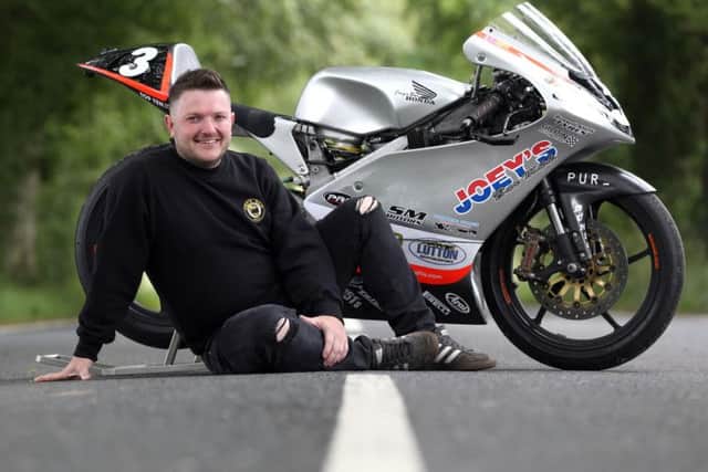 Gary Dunlop will participate in a special parade lap at the Ulster Grand Prix to mark the 20th anniversary of his father Joey's famous Superbike victory over David Jefferies in 1999. Picture: Stephen Davison/Pacemaker Press.
