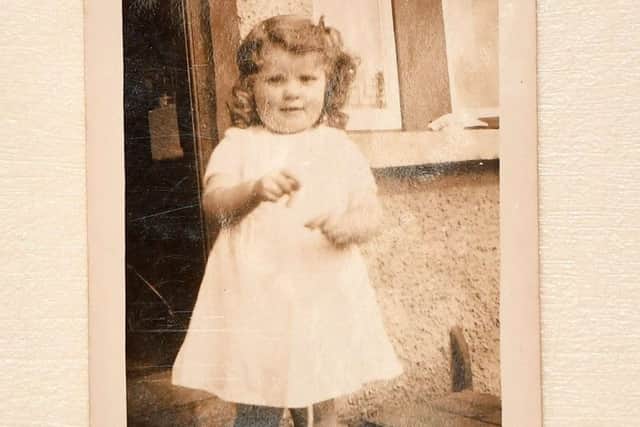 Maud Nicholl, who turned 110 today, July 3 2019, as a young girl, age undisclosed. She was born in July 1909 so the picture was taken perhaps sometime around 1913