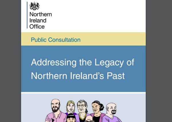 The Northern Ireland Office consultation on the proposals for legacy