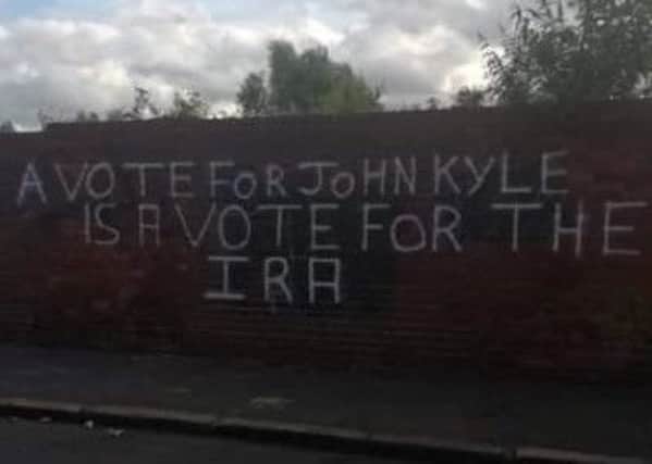 PUP councillor John Kyle has been criticised by some loyalists after speaking out in support of the removal of tyres from bonfires