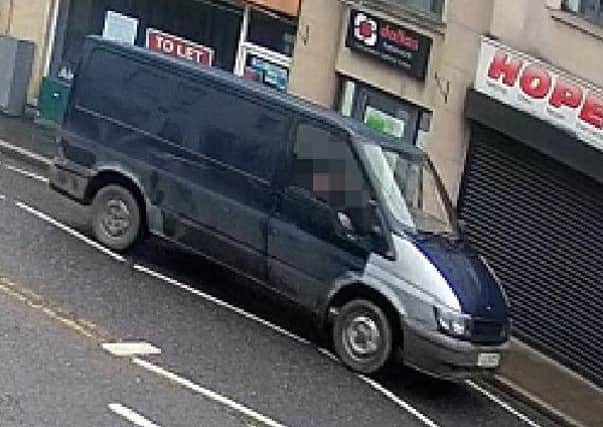 Police want to trace the movements of this Ford Transit van